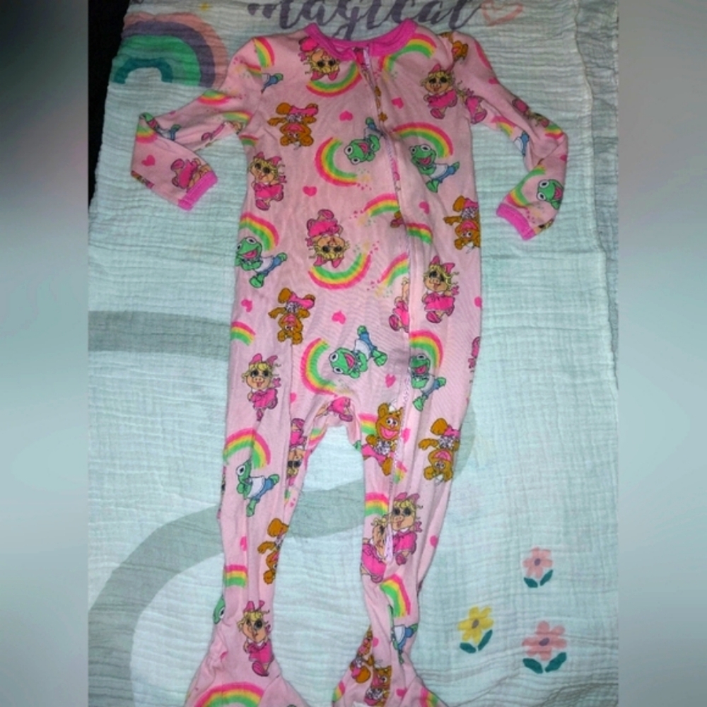 Muppet babies zipper onsie